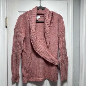 LOFT Pink Women's Cardigan Sweater
